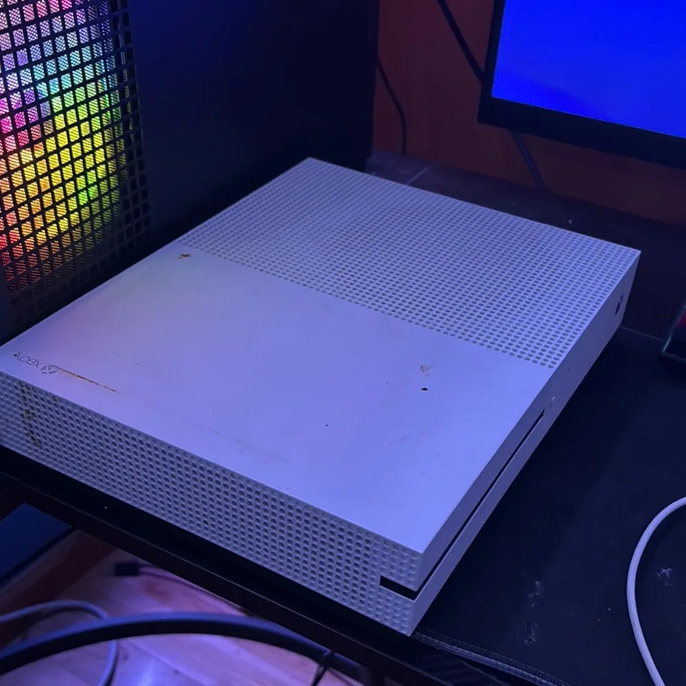 White Sony 5 Console with Futuristic Design